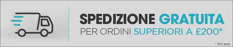 Banner CENTRALE sulla home page - Regno Unito - 200 Consegna gratuita