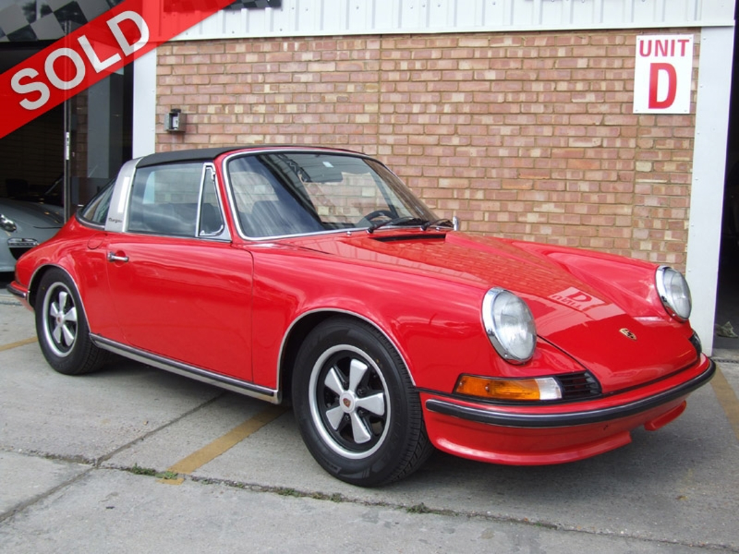 Porsche 911T 1972 Targa 2.4 E (MFI) Engine LHD Red