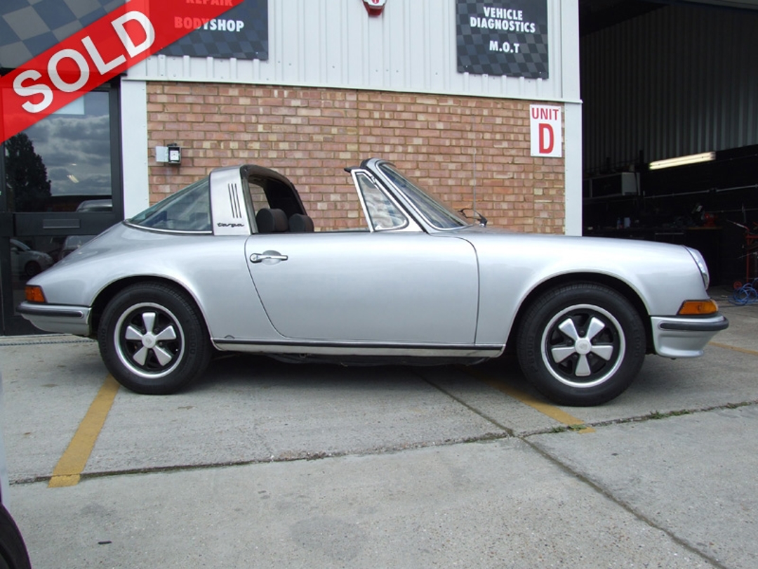 Porsche 911T 1973 Targa 2.4L Engine Manual Gearbox LHD Silver