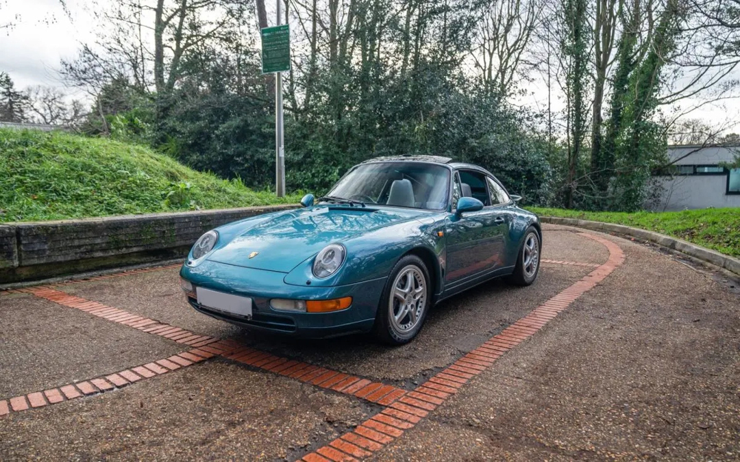 Porsche 993 C2 Targa 3.6L 1995 Turquoise Blue Metallic RHD
