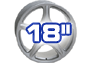 Lichtmetalen velgen 18'