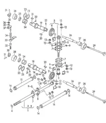 Controllo valvola (Modello: CARRERA 1600 GS/GT) 356, 356A 1950-1959