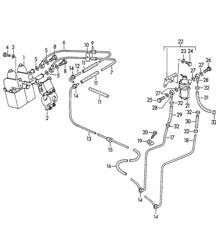 Pompa carburante - AUTOPULSE 500 - Elettrica con tubi (Modello: CARRERA, 1500 GS/GT) 356, 356A 1950-1959