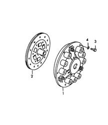 Frizione (Modello: CARRERA, 1600 GS/GT, 692/0) 356, 356A 1950-1959
