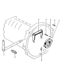 Kupplungsausrücker - G 25 001 >> (Modell: 716/0/1/2/3, 716/4/5) 356, 356A 1950-1959
