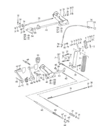 Pedales (modelo: 356 A/540.1) 356A 1955-1959