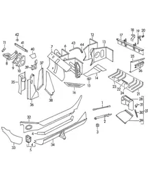 Rahmen / Einzelteile 356 1950-1955