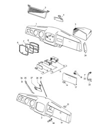 Tablero de instrumentos 356 1950-1955