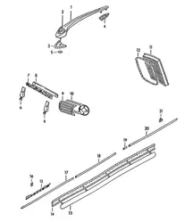 Herrajes decorativos 356 / 356A 1950-1959