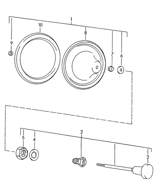 Diagram 813-005 Porsche 944 Turbo S 2.5L 8V 1988 