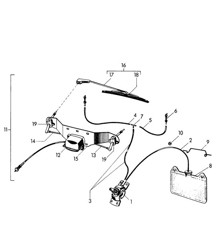 Ruitensproeierinstallatie / Ruitenwisserinstallatie (Model: 356 A/540.1) 356A 1955-1959