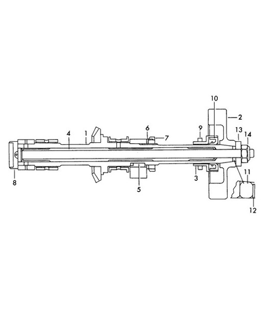 Diagram 103-030 Porsche Cayenne 92A (958) 2010-2017 Engine