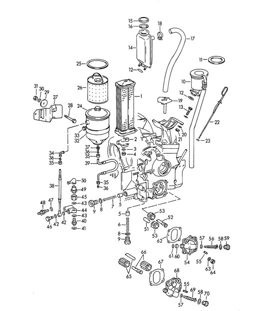Lubrificazione motore 356B / 356C 1960-1965