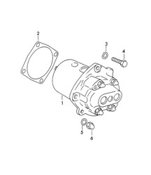 Pompa dell'olio (Modello: CARRERA, 587/1/2) 356B / 356C 1960-1965