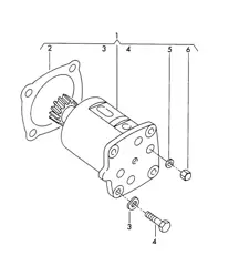 Pompe à huile (Modèle : CARRERA, 692/3/3A) 356B / 356C 1960-1965