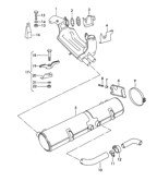 Fuel System, Exhaust System 356 (1950-1965)