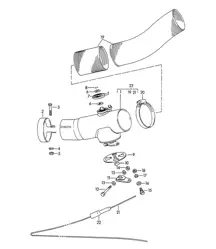 Suministro de aire de calefacción para (D) (S) 356B / 356C 1964-