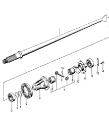 Differential (Model: 741/0-741/8,  741/0A/2A,  741/8A/9A,  741/20A/80A)  356B / 356C 1960-1965