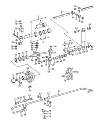 Vorderachse / SCHMIERSTOFFE 356B / 356C 1960-1965