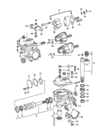Stuurinrichting / Stuurkoppeling 356B / 356C 1960-1965