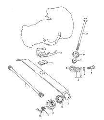 后轴 / 附加弹簧 (型号：1600 :M、1600 S:M、1600 S90、CARRERA) 356B / 356C 1960-1965