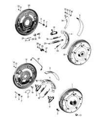 Freno (Modello: 356 B, CARRERA, 1600 GT) 356B 1960-1965