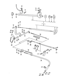 Frein à main (Modèle : 356B/C CARRERA 2000) 356B / 356C >> 1963