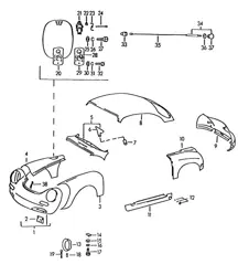 Revestimiento exterior 356B / 356C 1960-1965