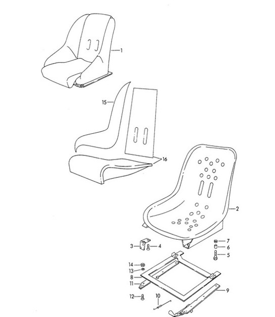 Diagram 808-020 Porsche Cayman 987C/981C (2005-2016) Body