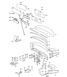 Tablero / Accesorios (Modelo: COUPE -REUTTER- CABRIO HARDTOP) 356B / 356C 1960-65