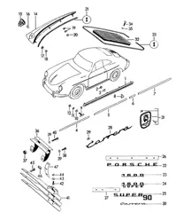 Accesorios decorativos 356B / 356C 1960-65