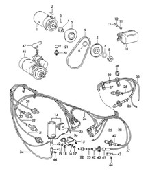 Electrical equipment / Engine (Model: CARRERA) 356B / 356C 1960-65