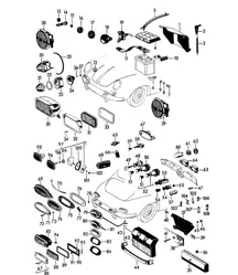 Verlichting en schakelaar 356B / 356C 1960-65