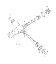 Mécanisme d'entraînement / Tachymètre (Modèle : CARRERA) 356B / 356C 1960-65