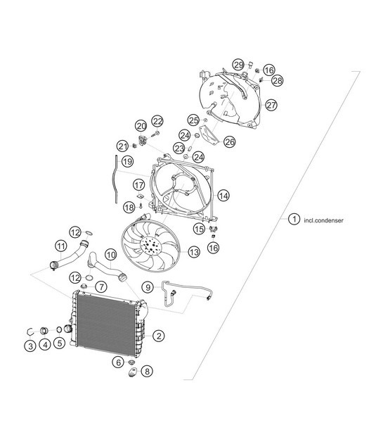 Diagram 1.1-17 Porsche 912E 4CYL 1976 