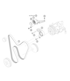 Riemenantrieb 718 Cayman GT4 RS Clubsport 2020-2024