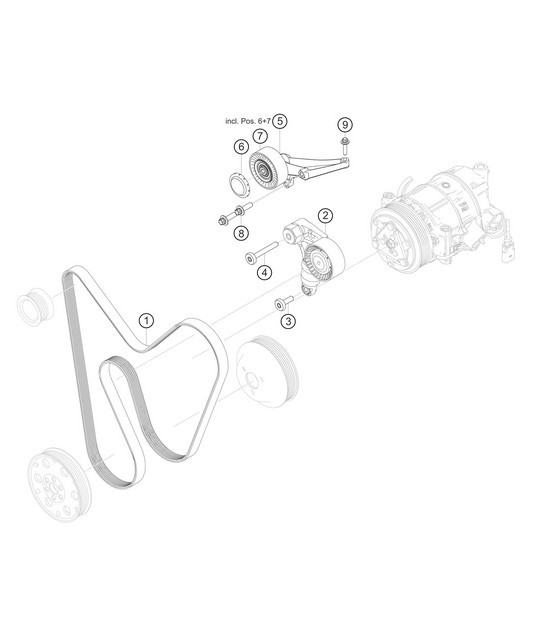 Diagram 1.1-23 Porsche Cayenne S V6 3.0L Hybrid 380PS Motor