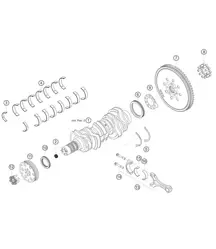 Crank shaft / Conrod 718 Cayman GT4 RS Clubsport 2020-2024