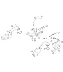 Exhaust manifolds 718 Cayman GT4 RS Clubsport 2020-2024