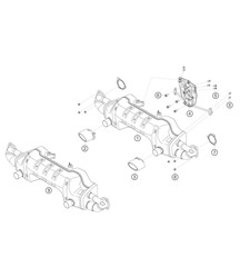 Uitlaatdempers 718 Cayman GT4 RS Clubsport 2020-2024