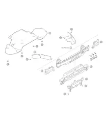 Stoßstangenträger hinten 718 Cayman GT4 RS Clubsport 2020-2024