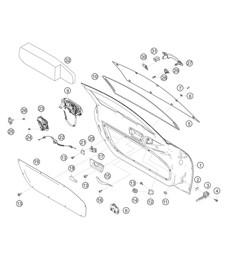 Puertas 718 Cayman GT4 RS Clubsport 2020-2024