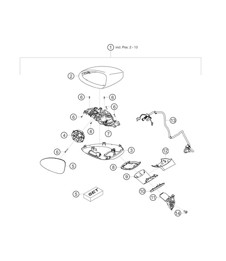 Außenspiegel 718 Cayman GT4 RS Clubsport 2020-2024