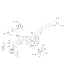 Bastidor de soporte 718 Cayman GT4 RS Clubsport 2020-2024
