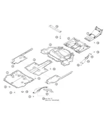 Underbody panelling 718 Cayman GT4 RS Clubsport 2020-2024