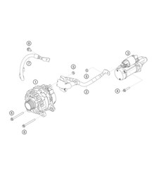 Generador / Arranque 718 Cayman GT4 RS Clubsport 2020-2024