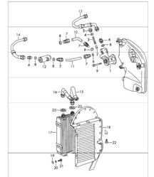engine lubrication auxiliary units for TYP 901/10. for 911S 1969 onwards