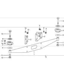 engine suspension rear not for (S) + (D) F >> 074 6699, for (S) + (D) F >> 083 2813. For 912 UPTO 1961