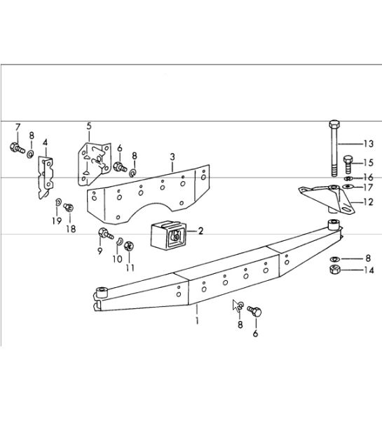 engine suspension rear not for (S) + (D) F 074 6700 >>, for (S) + (D) F 083 2814 >>. FOR 912 1966 onwards