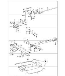 front axle stabiliser 911/911 S and 912 UPTO 1967